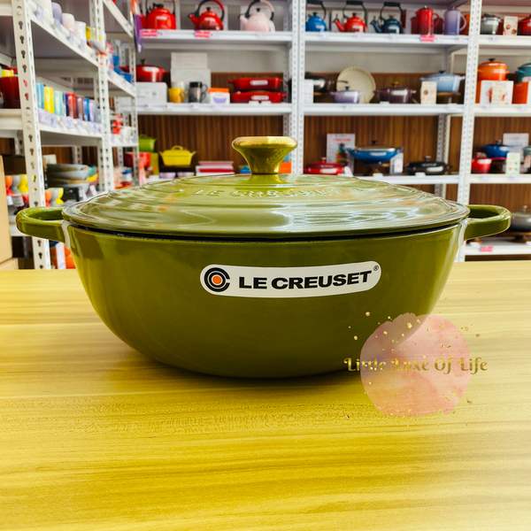 Le Creuset Chef's Oven Marmite 7.5qt 32cm - OLIVE