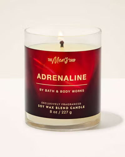Bath & Body Works 🇺🇸 ADRENALINE single-wick Candle 8 oz / 227g
