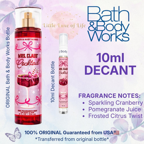 BBW 10ml DECANT Fine Fragrance Mist | 100% ORIGINAL USA🇺🇸