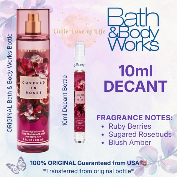 BBW 10ml DECANT Fine Fragrance Mist | 100% ORIGINAL USA🇺🇸