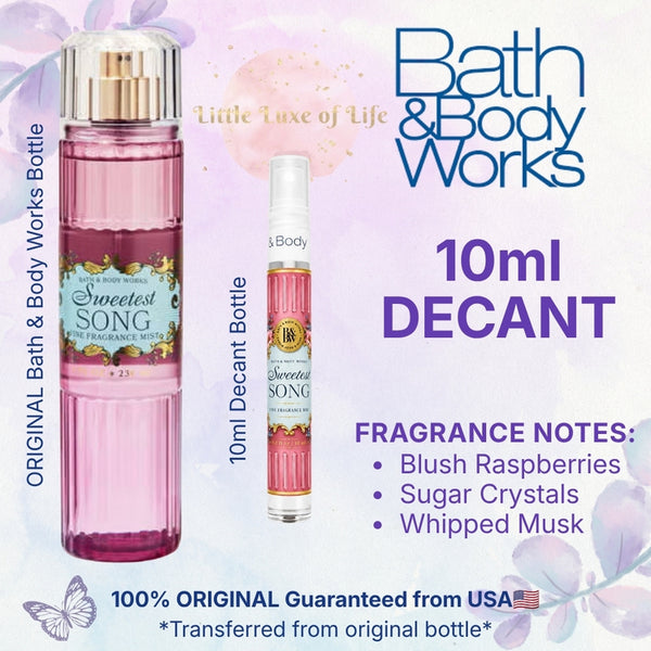 BBW 10ml DECANT Fine Fragrance Mist | 100% ORIGINAL USA🇺🇸