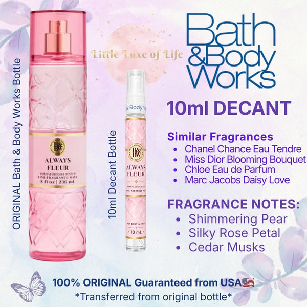 BBW 10ml DECANT Fine Fragrance Mist | 100% ORIGINAL USA🇺🇸