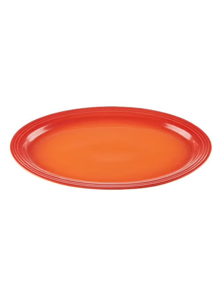 Le Creuset Vancouver Oval Serving Platter 18.25" - FLAME