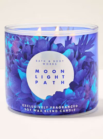 Bath & Body Works 🇺🇸 MOONLIGHT PATH 3-wick Candle 14.5 oz / 411 g