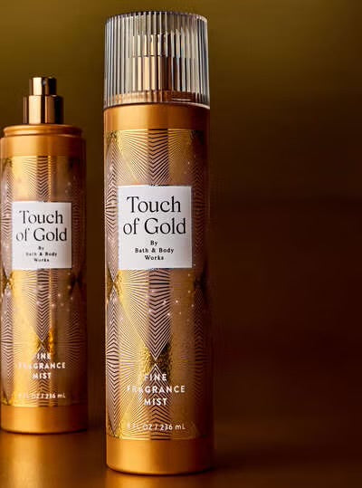 Bath & Body Works 🇺🇸 TOUCH OF GOLD Fine Fragrance Mist 8 fl oz /236mL