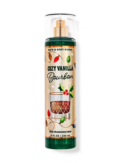 Bath & Body Works 🇺🇸 COZY VANILLA BOURBON Fine Fragrance Mist 8 fl oz /236mL