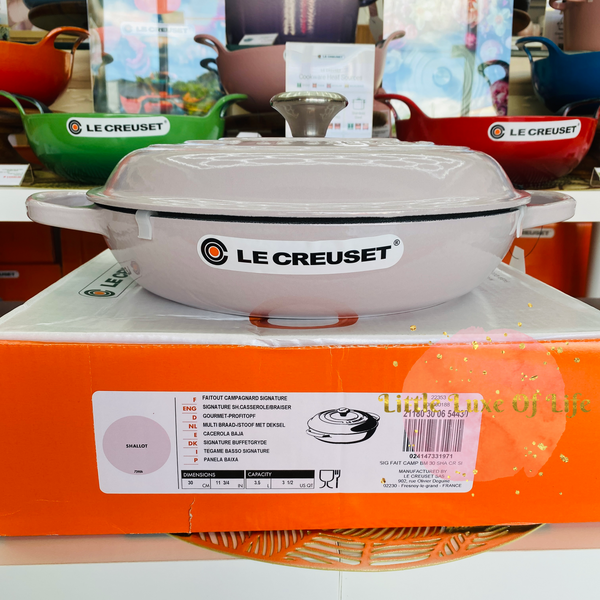 Le Creuset Signature Braiser 3.5QT 30cm - SHALLOT