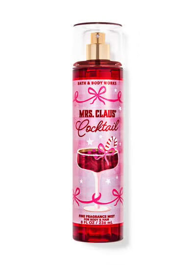 Bath & Body Works 🇺🇸 MRS. CLAUS' COCKTAIL Fine Fragrance Mist 8 fl oz /236mL