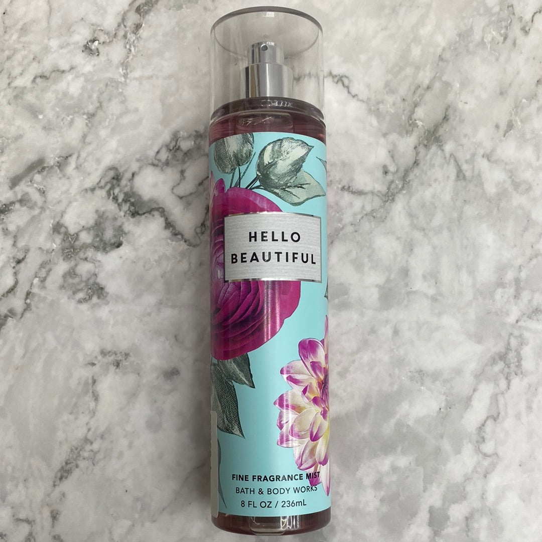 Bath Body Works HELLO BEAUTIFUL Fine Fragrance Mist