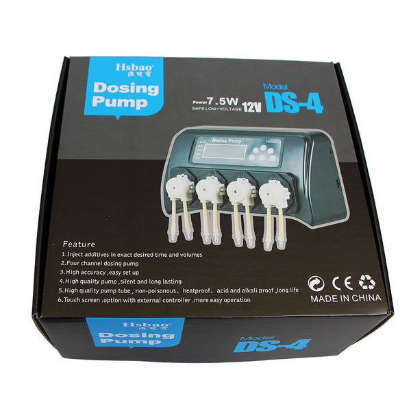 Hsbao DS-4 Reef Aquarium Automatic Nutrient Doser Pump