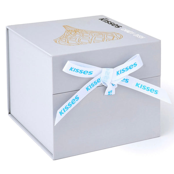 GODINGER Hershey's Kisses Electroplated Candy Dish with Gift Box, - GOLD