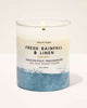 Bath & Body Works 🇺🇸 FRESH RAINFALL & LINEN single-wick Candle 8 oz / 227g