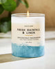 Bath & Body Works 🇺🇸 FRESH RAINFALL & LINEN single-wick Candle 8 oz / 227g