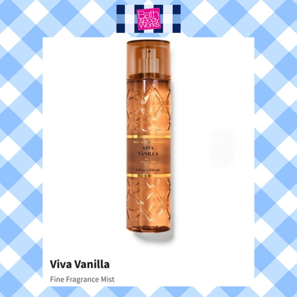 Bath & Body Works 🇺🇸 VIVA VANILLA Fine Fragrance Mist 8 fl oz /236mL