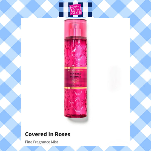 Bath & Body Works 🇺🇸 COVERED IN ROSES Fine Fragrance Mist 8 fl oz /236mL