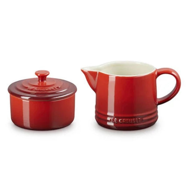 LE CREUSET Signature Cream and Sugar Set - CERISE