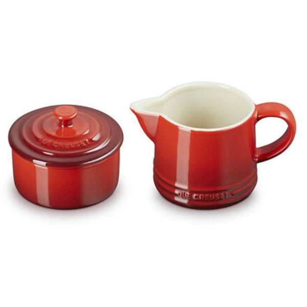 LE CREUSET Signature Cream and Sugar Set - CERISE