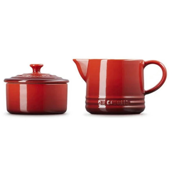 LE CREUSET Signature Cream and Sugar Set - CERISE