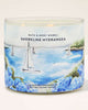 Bath & Body Works 🇺🇸 SHORELINE HYDRANGEA 3-wick Candle 14.5 oz / 411 g