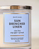 Bath & Body Works 🇺🇸 SUN-DRENCHED LINEN single-wick Candle 8 oz / 227g