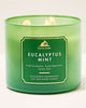Bath & Body Works 🇺🇸 EUCALYPTUS MINT 3-wick Candle 14.5 oz / 411 g