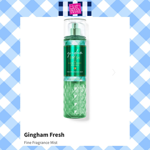 Bath & Body Works 🇺🇸 GINGHAM FRESH Fine Fragrance Mist 8 fl oz /236mL