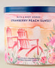 Bath & Body Works 🇺🇸 STRAWBERRY PEACH SUNSET 3-wick Candle 14.5 oz / 411 g