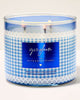 Bath & Body Works 🇺🇸 GINGHAM 3-wick Candle 14.5 oz / 411 g