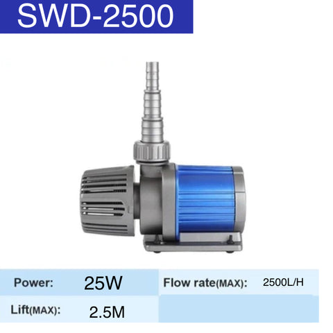 HSBAO SWD-2500 Aquarium Submersible Return Pump with Wave Feature (YEE controller)