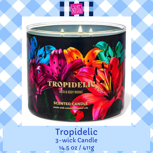 Bath & Body Works 🇺🇸 TROPIDELIC 3-wick Candle 14.5 oz / 411 g