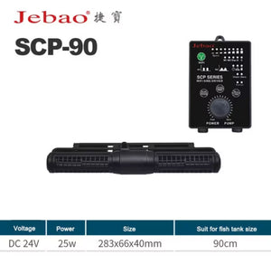JEBAO SCP-90 Sine Cross Flow Pump Wave Maker with Controller, Black