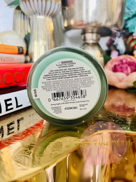 Bath & Body Works 🇺🇸 BLUE ORCHARD SKIES single-wick Candle 7 oz / 198g