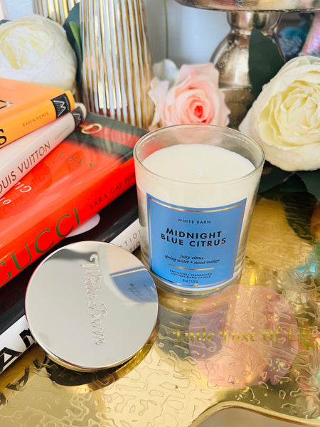Bath & Body Works 🇺🇸 MIDNIGHT BLUE CITRUS single-wick Candle 7 oz / 198g