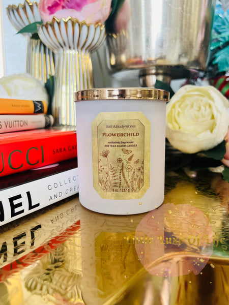 Bath & Body Works 🇺🇸 FLOWERCHILD single-wick Candle 7 oz / 198g