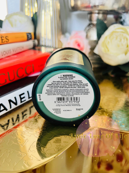 Bath & Body Works 🇺🇸 BACKYARD HONEYSUCKLE single-wick Candle 7 oz / 198g