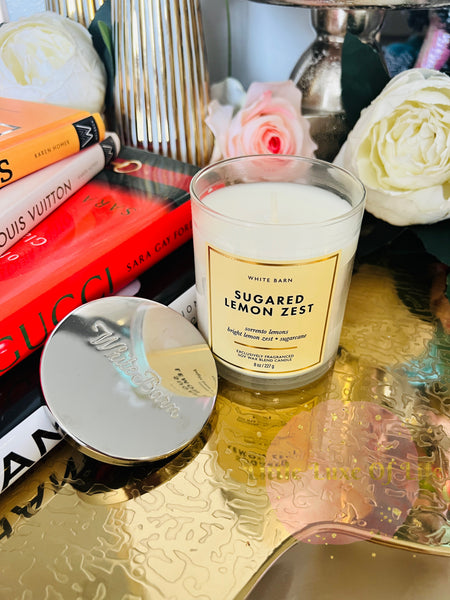Bath & Body Works 🇺🇸 SUGARED LEMON ZEST single-wick Candle 7 oz / 198g