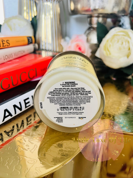 Bath & Body Works 🇺🇸 SUGARED LEMON ZEST single-wick Candle 7 oz / 198g