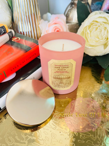 Bath & Body Works 🇺🇸 PINK APPLE PUNCH single-wick Candle 7 oz / 198g