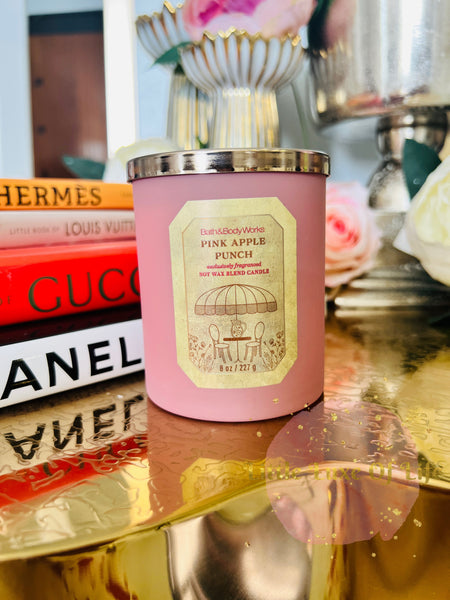 Bath & Body Works 🇺🇸 PINK APPLE PUNCH single-wick Candle 7 oz / 198g