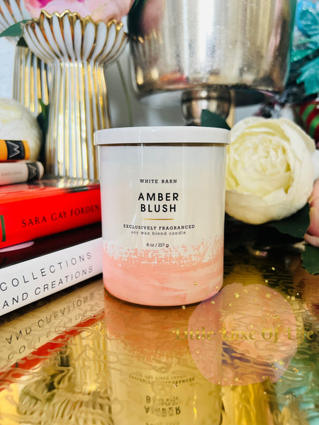 Bath & Body Works 🇺🇸 AMBER BLUSH single-wick Candle 7 oz / 198g