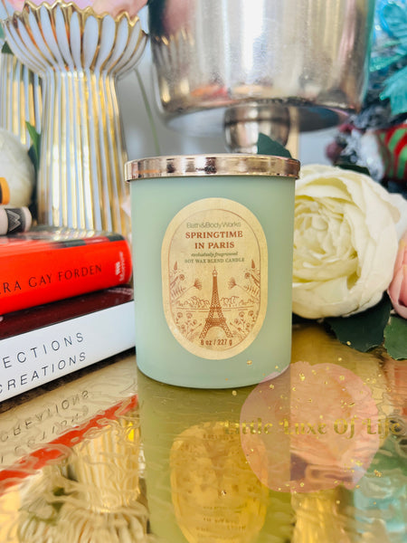 Bath & Body Works 🇺🇸 SPRINGTIME IN PARIS single-wick Candle 7 oz / 198g