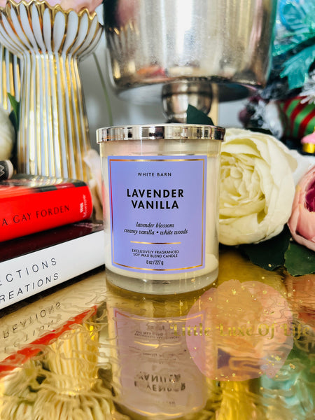 Bath & Body Works 🇺🇸 LAVENDER VANILLA single-wick Candle 7 oz / 198g