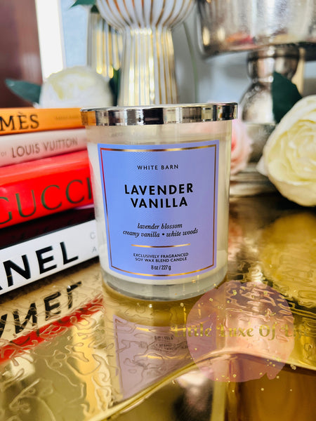 Bath & Body Works 🇺🇸 LAVENDER VANILLA single-wick Candle 7 oz / 198g