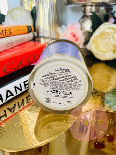 Bath & Body Works 🇺🇸 LAVENDER VANILLA single-wick Candle 7 oz / 198g