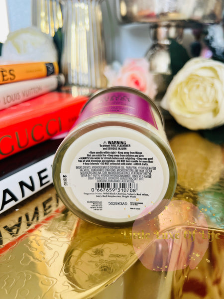 Bath & Body Works 🇺🇸 BLACK CHERRY MERLOT single-wick Candle 7 oz / 198g