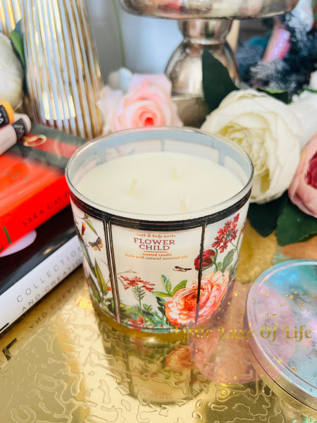 Bath & Body Works 🇺🇸 FLOWERCHILD 3-wick Candle 14.5 oz / 411 g