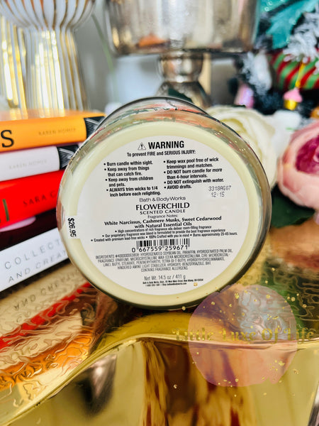 Bath & Body Works 🇺🇸 FLOWERCHILD 3-wick Candle 14.5 oz / 411 g