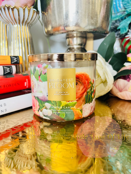 Bath & Body Works 🇺🇸 BRIGHTEST BLOOM 3-wick Candle 14.5 oz / 411 g