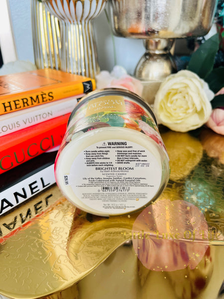 Bath & Body Works 🇺🇸 BRIGHTEST BLOOM 3-wick Candle 14.5 oz / 411 g