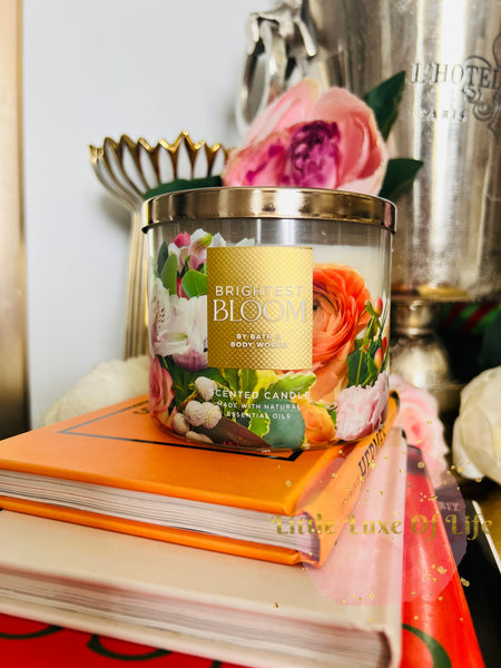 Bath & Body Works 🇺🇸 BRIGHTEST BLOOM 3-wick Candle 14.5 oz / 411 g